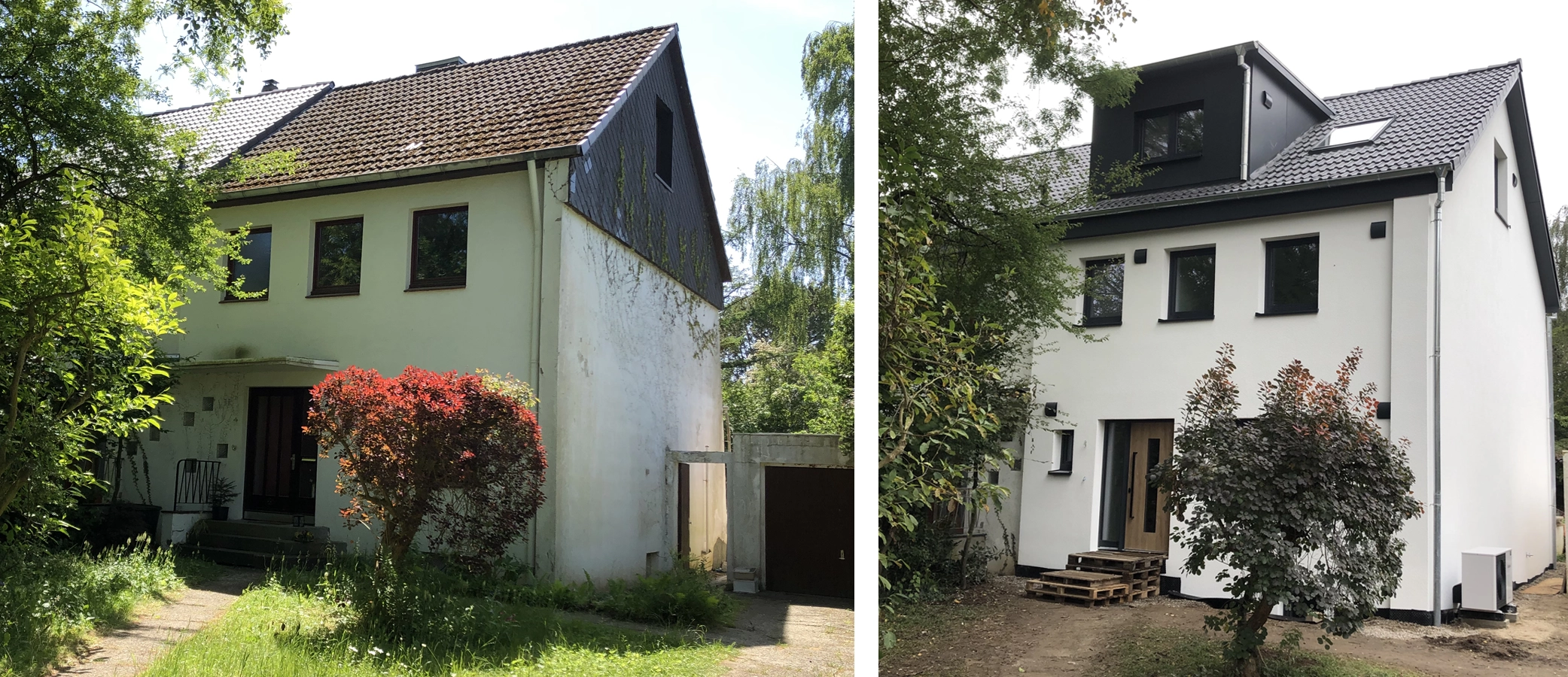 Hamburg-Duvenstedt vorher-nachher